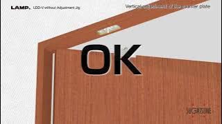 LDD V without adjustment jig   Lapcon door damper   Sugatsune Japan