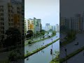 Part 2: Raindrops on Newtown streets,  #youtubeshorts#rainyday#NewtownKolkata#NewtownRain