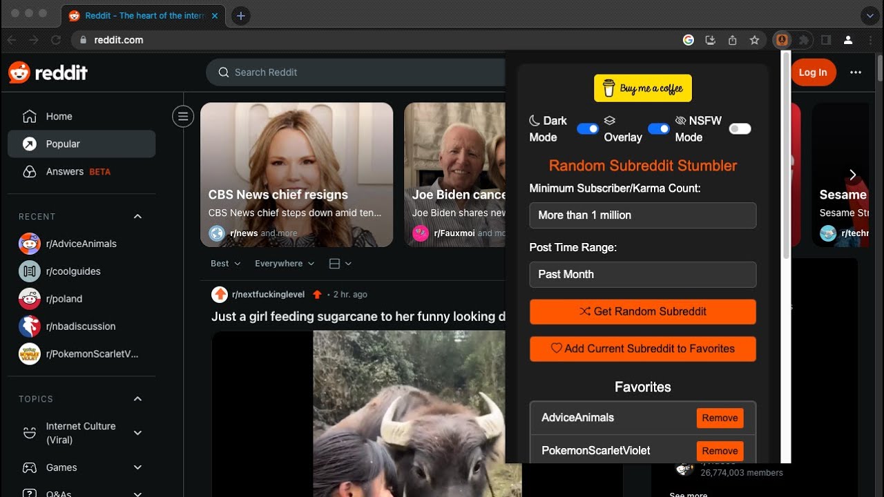 The Best Way to Browse Reddit - Random Reddit Stumbler - YouTube