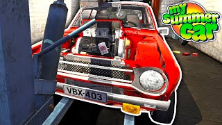 Fiz uma Revisão Cautelosa no Motor do Carro - My Summer Car 2022 #23