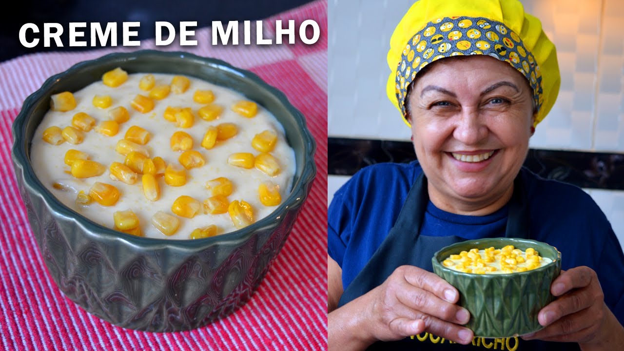 COMO FAZER CREME DE MILHO FÁCIL E RÁPIDO!