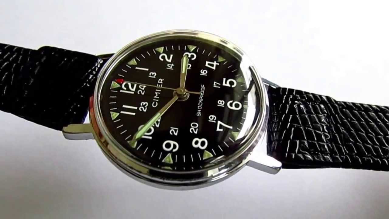 Cimier vintage men's wristwatch - YouTube