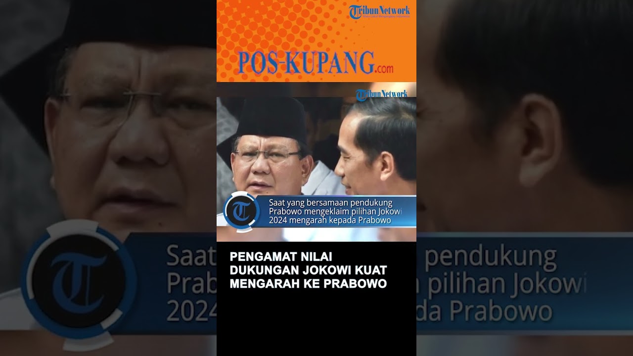Pengamat Nilai Dukungan Presiden Jokowi Semakin Kuat Mengarah ke Prabowo Subianto