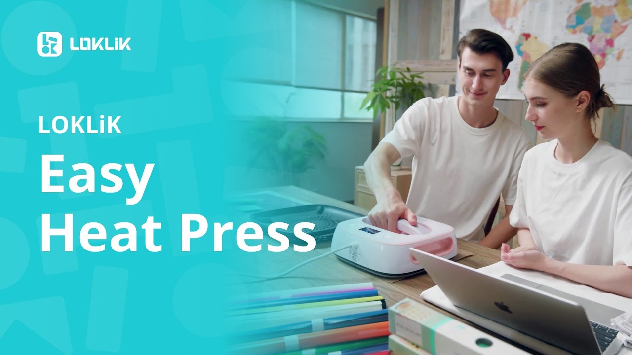 Introducing the LOKLiK Easy Heat Press - portable heat press