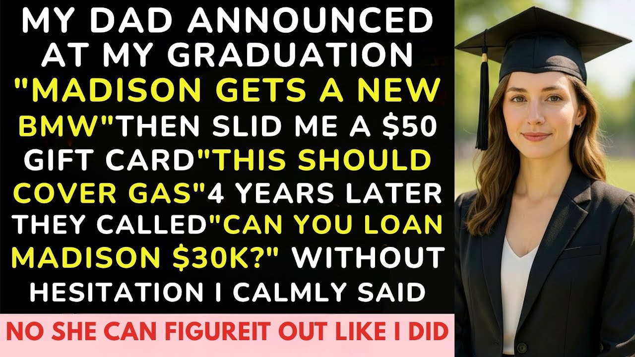 At My Graduation, My Parents Gave My Twin Sister a $40K BMW—but Gave Me a $50 Gift Card