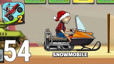 Hill Climb Racing 2 Gameplay Walkthrough Part 54 - Snowmobile (iOS, Android )