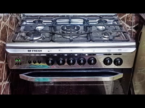 بوتوجاز فريش إيطاليانو استانلس ستيل 5 شعلات 80 55