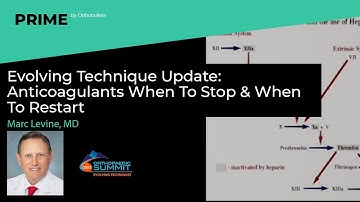 Evolving Technique Update: Anticoagulants When To Stop & When To Restart - Marc Levine, MD