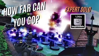 How far can you go in Impossible Expert Solo? Tower Blitz