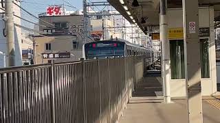 JR横浜線 E233-6000 6025編成快速桜木町行き中山発車
