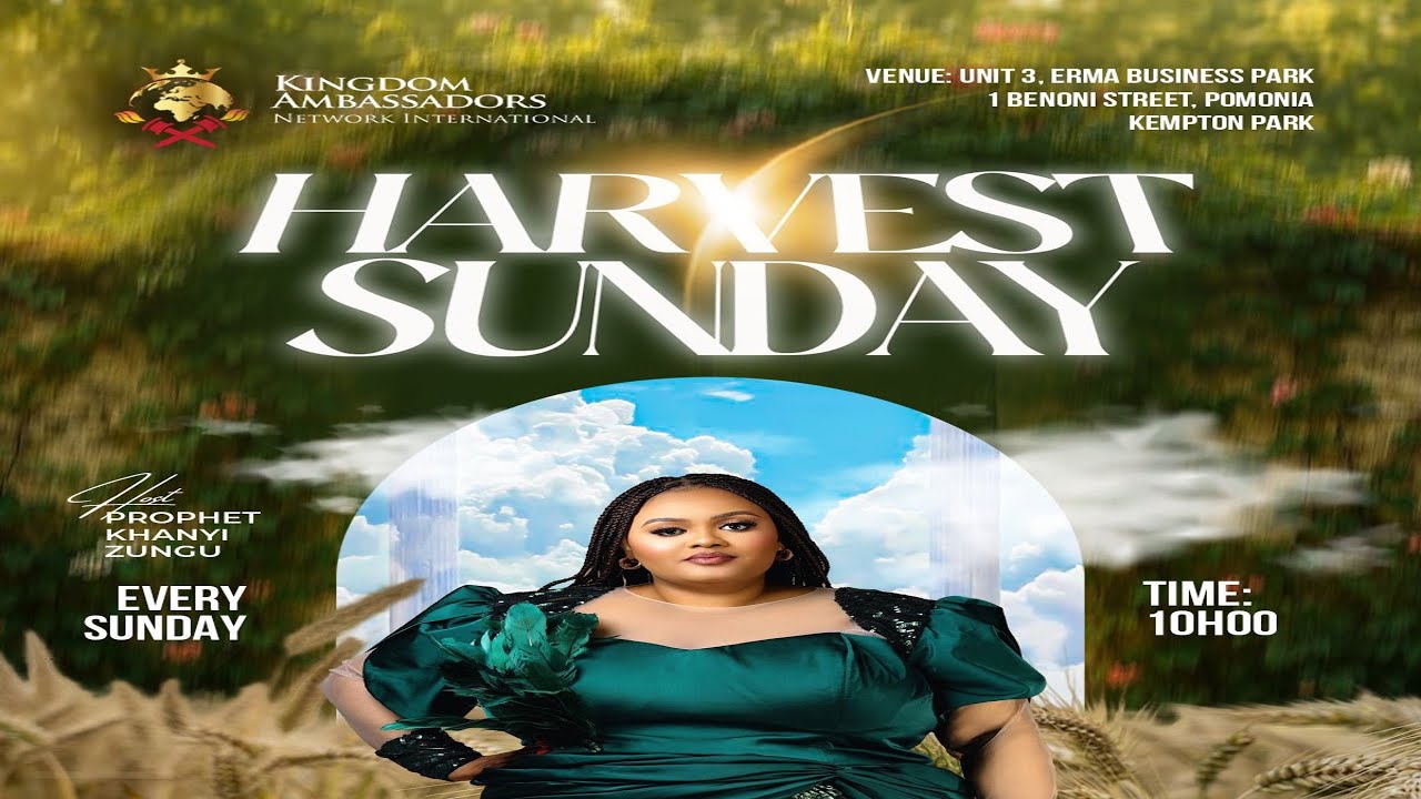 HARVEST SUNDAY || PROPHET K. ZUNGU