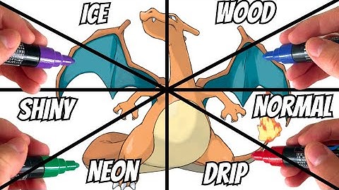 One Drawing in 8 different art styles!! Charizard edition😨🥲