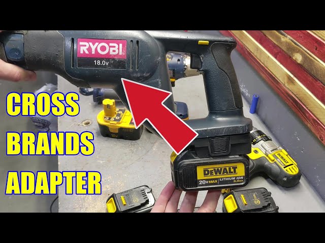 DIY Adapter for Ryobi ONE+ Battery to Black+Decker 20V MAX Power Tool –  BlastersBB