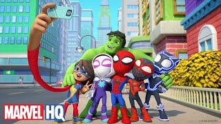 Friendship is Power 💙🕸️💪 | Spidey and His Amazing Friends | @MarvelHQ