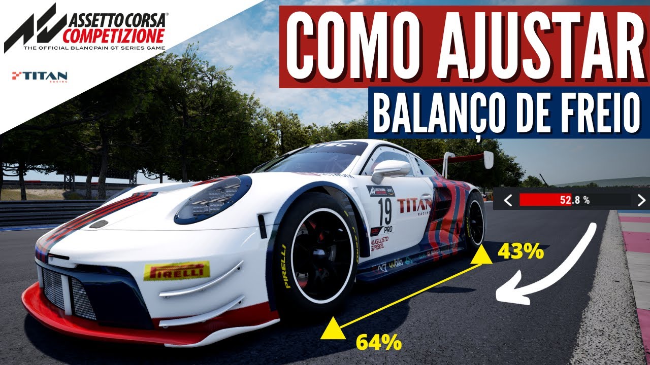 Guia de setup 6 COMO ajustar o Balanço de Freio (Brake Bias