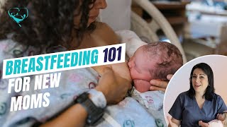 How to POSITION and LATCH a newborn for breastfeeding (twins as well!)