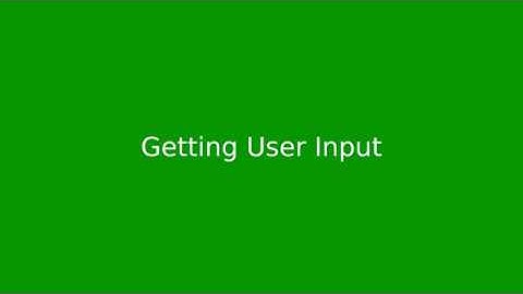 Chapter 2: Getting User Input in Java