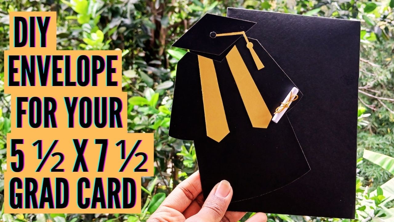 Envelope for your 5 1/2 x 7 1/2 Graduation Gown Gift Card Holder