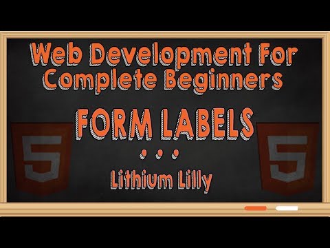 Web Development for Complete Beginners: Form Labels