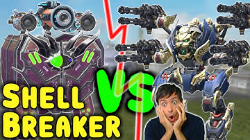 SHELL-BREAKER with BULLETSTORM TYPHON War Robots Mk2 Punisher Gameplay WR