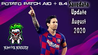 أحدث أوبشن فايل PES 2018 PS3 Savedata August 2020 Potato Patch 8.4 + Potato Patch v8.5