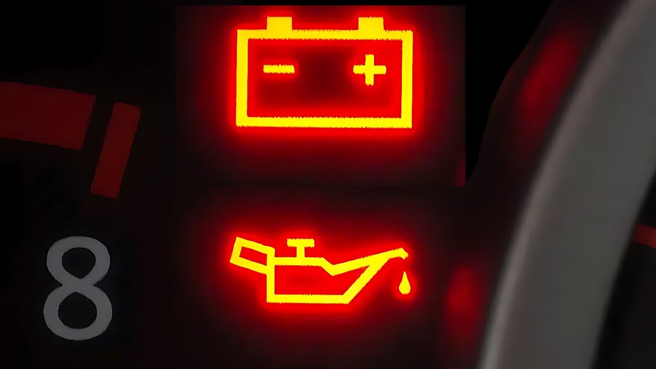 How to Fix & Reset Oil Pressure & Battery Warning Lights Stays On or ...