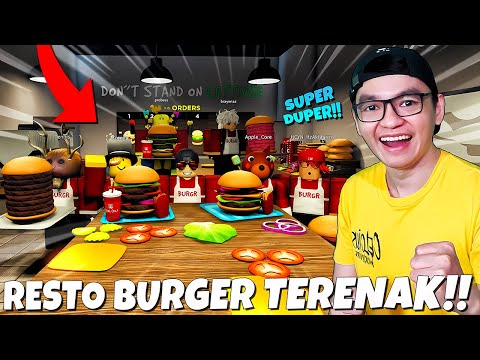 SERU!! Dari NOL Jadi Karyawan TERBAIK & Buat BURGER TERENAK 🔥🍔🔥