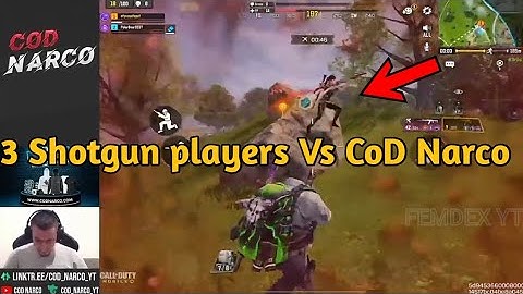 CoD Narco Did Best Clutch Against Shot Gun Players |  CoD Narco vs 3 Shotgun players