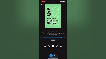 The 5 Elements of Effective Thinking