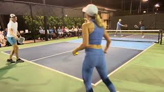5.0 Pickleball Exhibition Mae Brown FDWilder Victor Montero Stephanie Galainena 