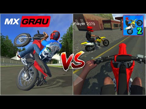 НОВЫЙ СИМУЛЯТОР МОТОЦИКЛА НА АНДРОИД ОБЗОР MX GRAU VS WHEELIE LIFE 2 ANDROID GAMEPLAY BRASIL MOTO