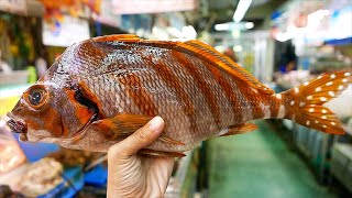 Japanese Street Food - BAKED FISH SEAFOOD ALFREDO Okinawa Japan