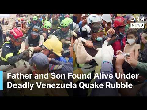 Video Miracle Rescue in Venezuela as Father and Son Survive Four Days Under Deadly Earthquake Rubble |AC1N