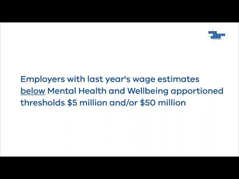 Payroll tax annual reconciliation and Mental Health and Wellbeing surcharge