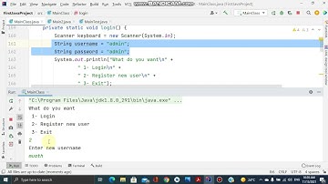 JAVA 1 LAB - Assignment in login and registration