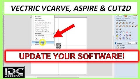 IMPORTANT - How To Update Vectric Software with Fixes & Patches, Vcarve, Aspire & Cut2D