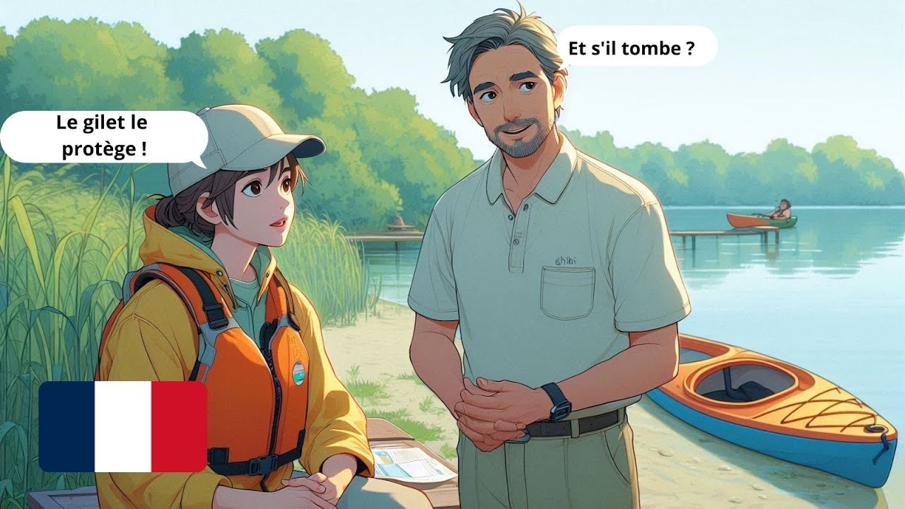 10 Short French Conversations for Beginners | Kayaking & Water Sports (A1-A2)