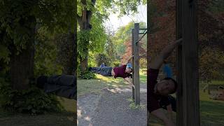 How I got the human flag 😍 #humanflag #calisthenics