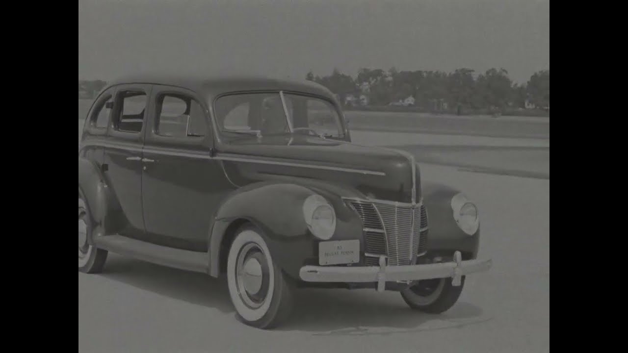 Thumbnail for 1940s Advertisement 🎞️ Introducing the New 1940 Ford Lineup • 4K 60FPS