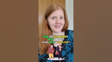 Swedish: What is the clock? ⏰  (Asking for the time) #learnswedish