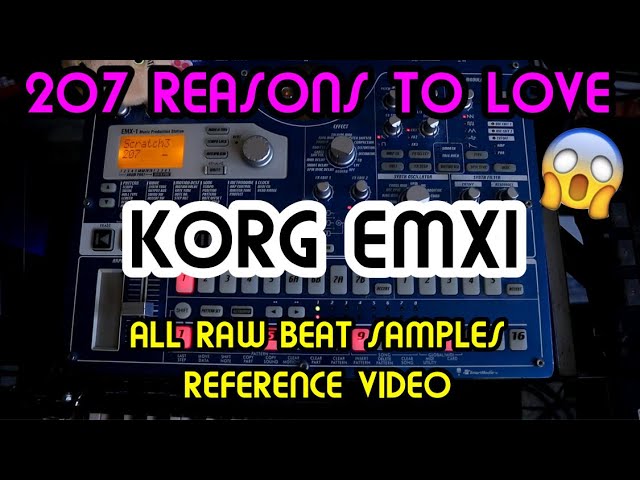 オーディオ機器 その他 207 Reasons To Love The EMX1 - Raw Beat Samples // Korg EMX1 