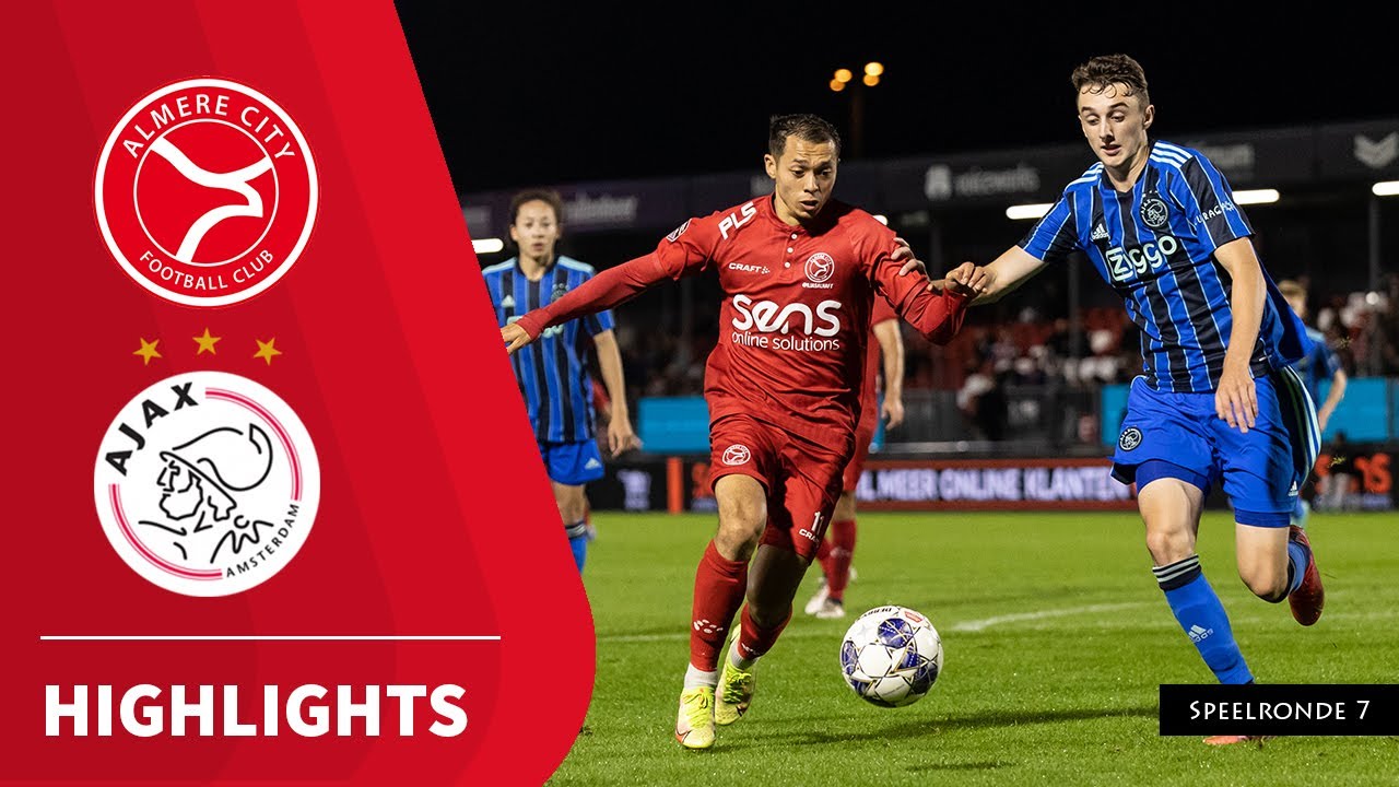 Samenvatting Almere City FC - Jong Ajax (17-09-2021) - YouTube