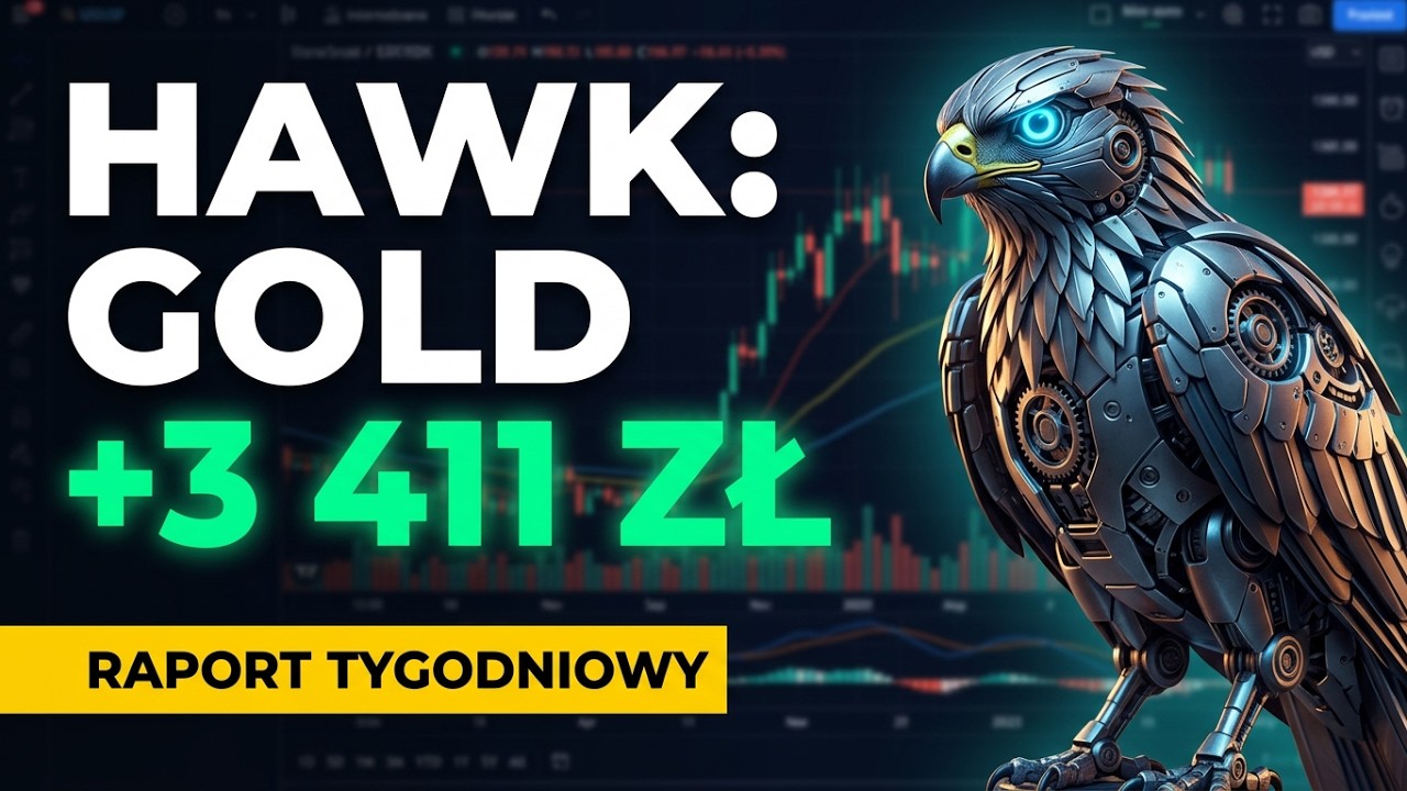 Hawk na GOLD: +3 411 zł. Raport tygodniowy 6 botów AI | Arena AI