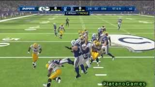 NFL 2012 Week 5 - Green Bay Packers vs Indianapolis Colts - Andrew Luck Career - Madden '13 - HD