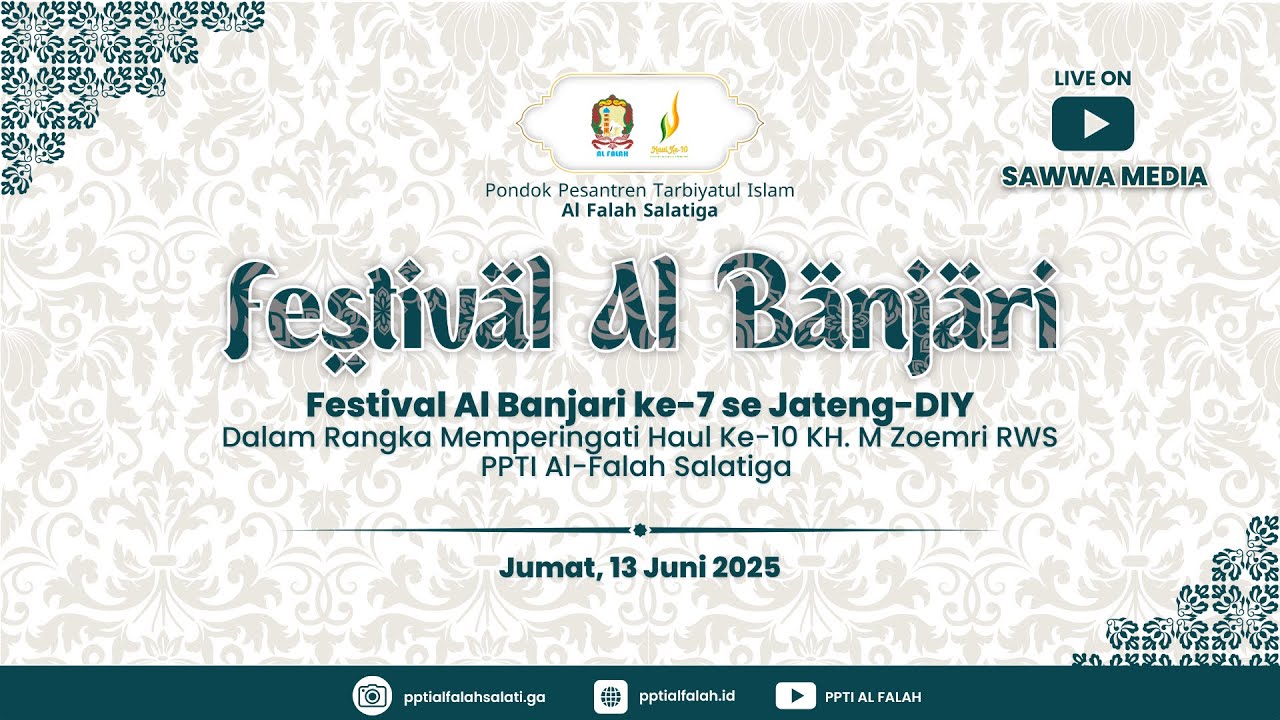 LIVE | FESTIVAL AL BANJARI | PIALA ALFALAH SALATIGA CUP KE-VII Se-Jateng & DIY