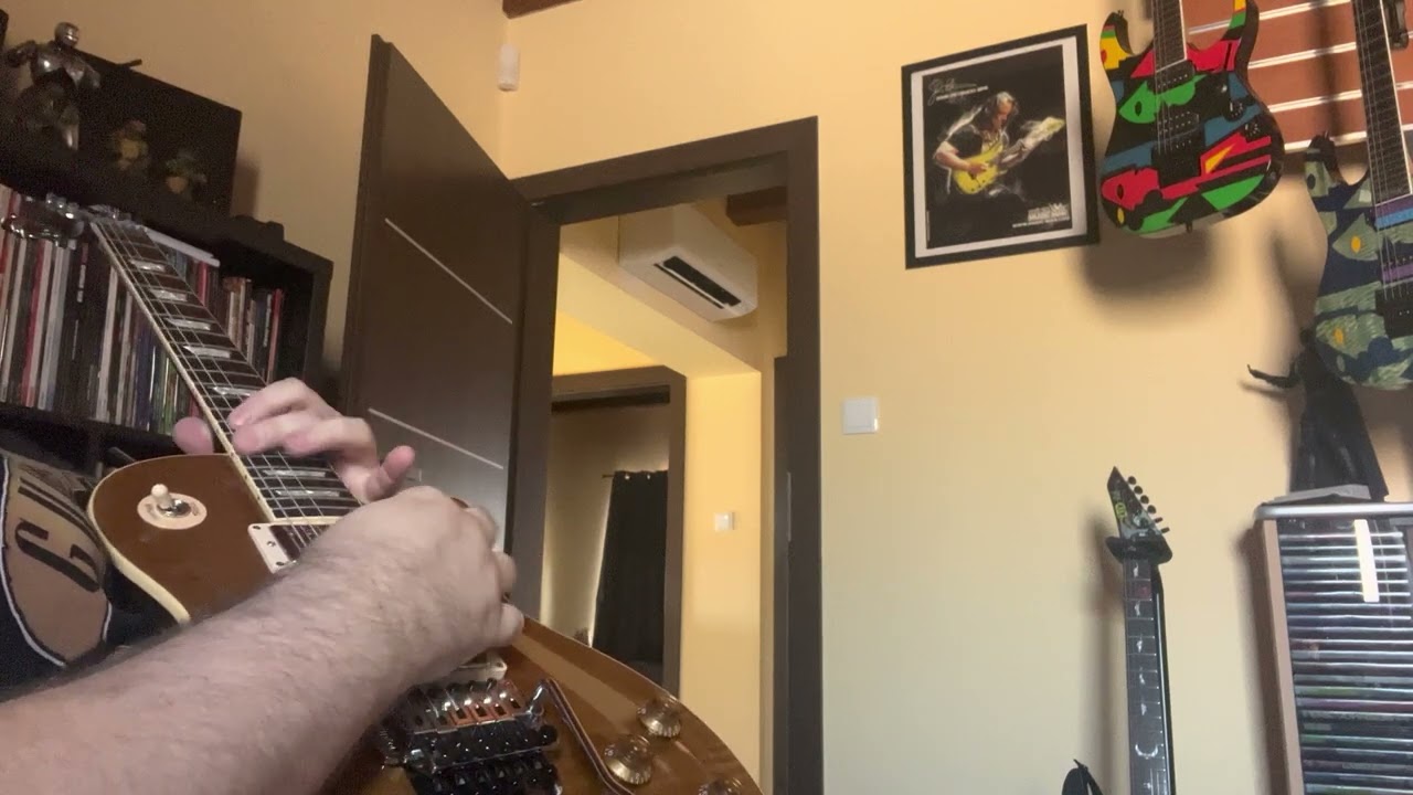 Impro with a Gibson LP Axcess Floyd Rose DC Rust