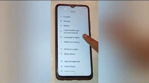 Change language setting,how to change language in oppo a31