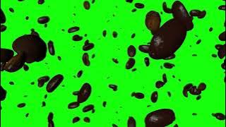 Coffee Beans | Coffee Green Screen | Coffee Green Screen VIDEO | Coffee Green Screen effect | Beans