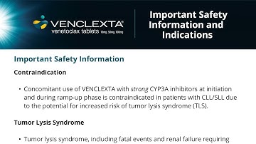 HCP - Important Safety Info and Indications | See abbv.ie/VenPI