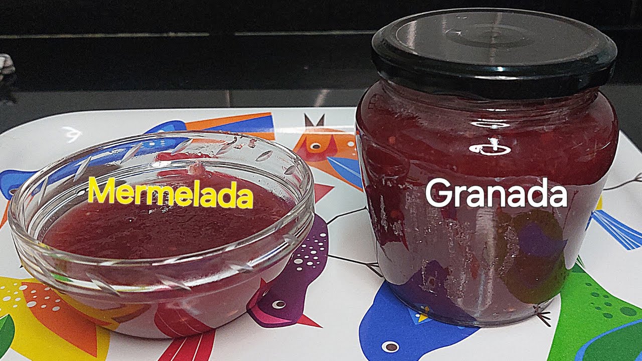 MERMELADA DE GRANADA CASERA - FÁCIL DE HACER Y RIQUÍSIMA 😋